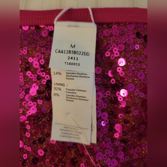 Pink Sequin Bikini Set - Picture 7 of 7